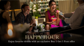 Happy Hour Buy 1 Get 1